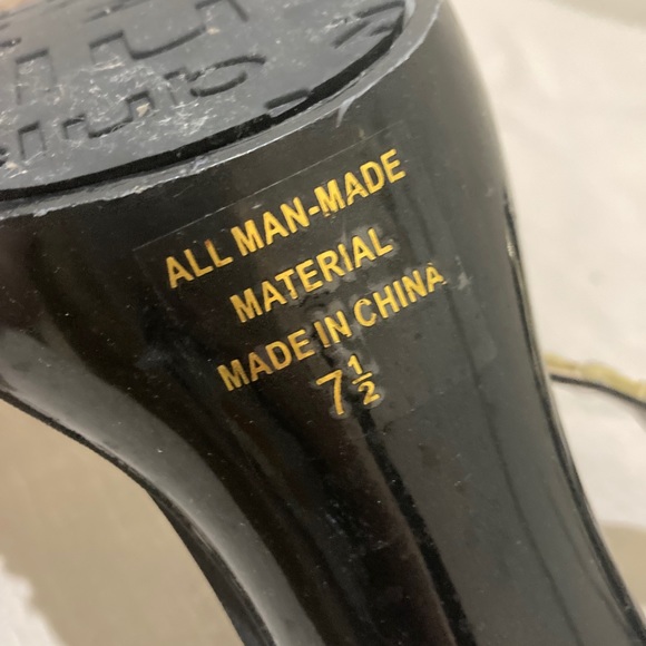 Black heels with crystals - Picture 3 of 3